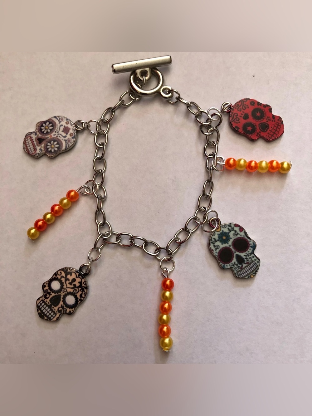 Día De Muertos Skull Calavera Charm Bracelet
SKU581